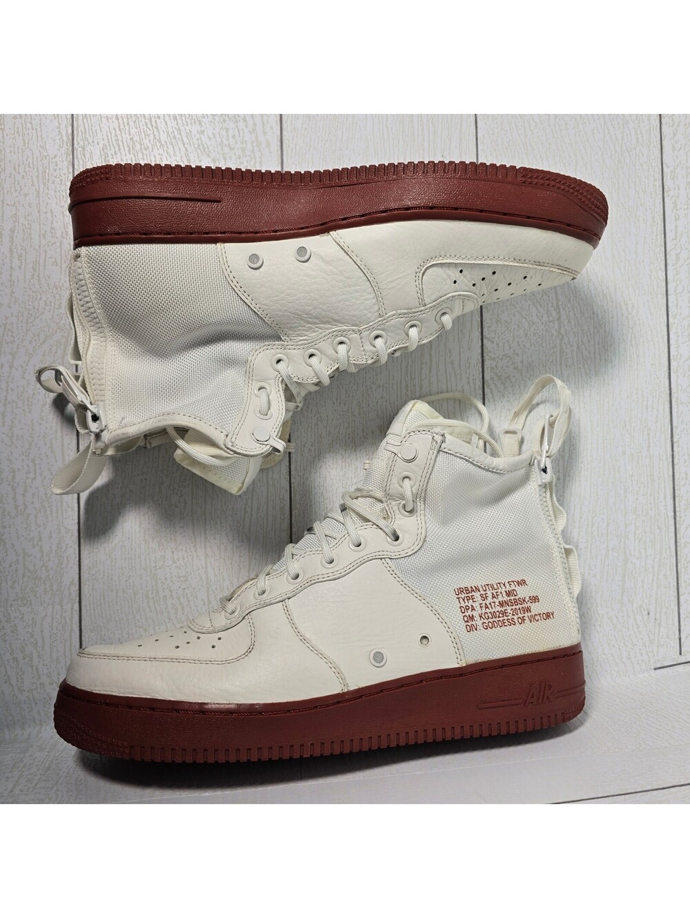 Nike SF Air Force 1 Mid “Ivory/Mars Stone”